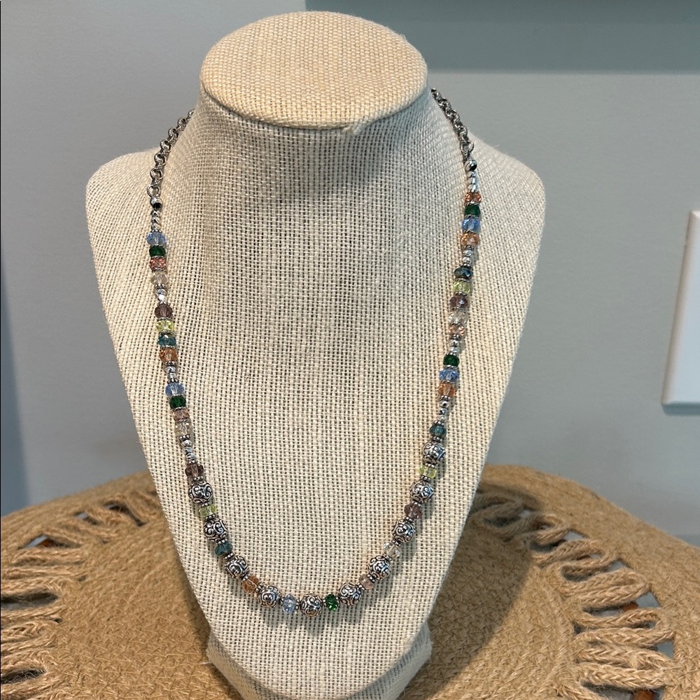 VINTAGE BRIGHTON  Multicolor Beaded Necklace